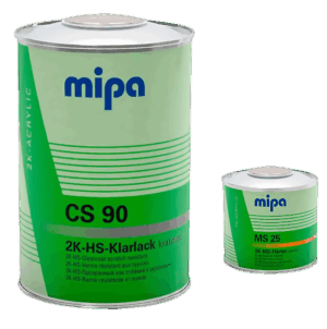 Лак MIPA(Мипа) СS90 НS акриловый стойкий к царапинам 1л + 0,5л